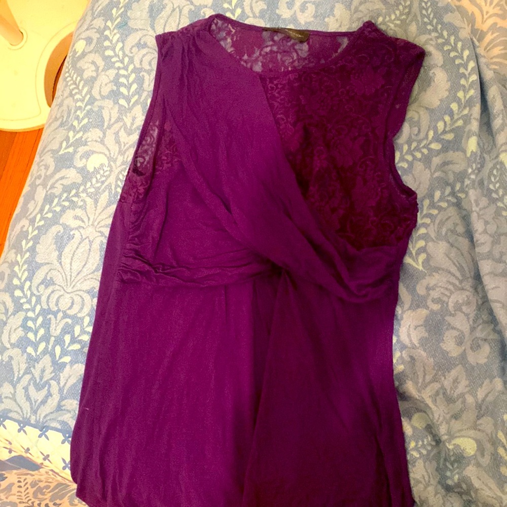 A purple shirt